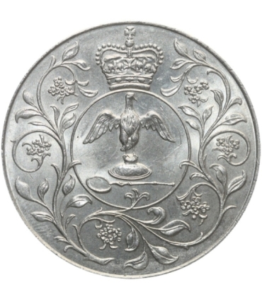 Wielka Brytania 25 pensów 1977 25-lecie panowania