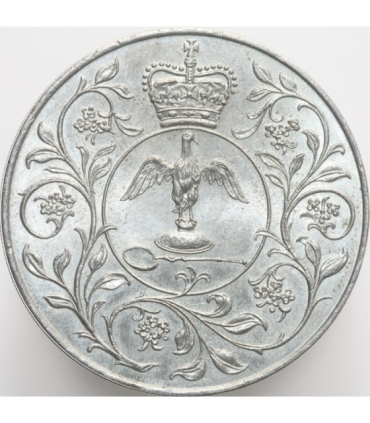 Wielka Brytania 25 pensów 1977 25-lecie panowania