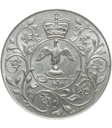 Wielka Brytania 25 pensów 1977 25-lecie panowania