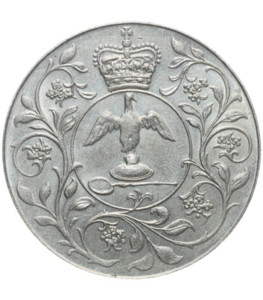 Wielka Brytania 25 pensów 1977 25-lecie panowania