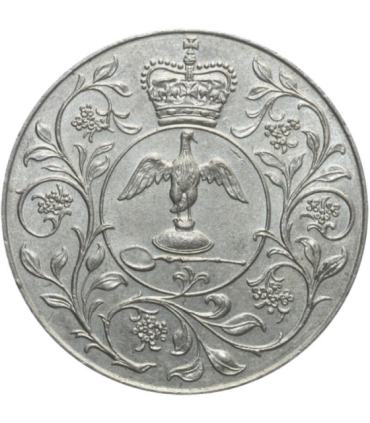 Wielka Brytania 25 pensów 1977 25-lecie panowania