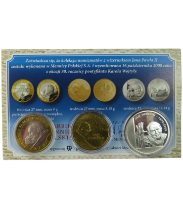 Zestaw "Jan Paweł II - 30 rocznica pontyfikatu"