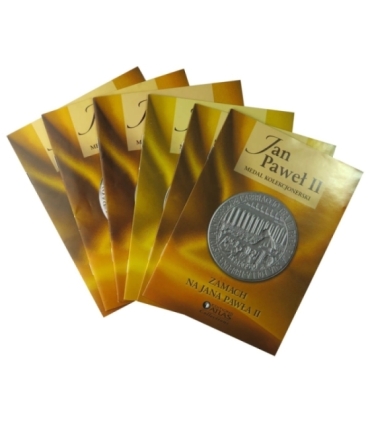 Zestaw 6 medali kolekcjonerskich w etui - Jan Paweł 2