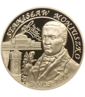 Medal, Wielcy Polacy, Stanisław Moniuszko 1819 - 1872