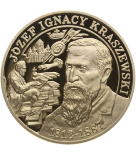 Medal, Wielcy Polacy, Józef Ignacy Kraszewski 1812 - 1887