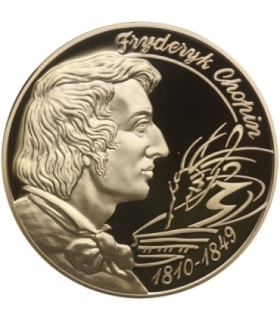 Medal, Wielcy Polacy, Fryderyk Chopin 1810 - 1849