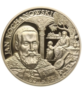 Medal, Wielcy Polacy, Jan Kochanowski 1530 - 1584