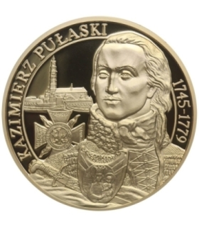 Medal, Wielcy Polacy, Kazimierz Pułaski 1745 -1779