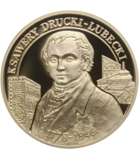 Medal, Wielcy Polacy, Ksawer Drucki-Lubecki 1778 - 1846