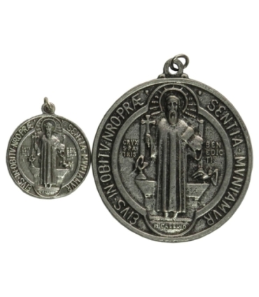 Zestaw dwóch medali Święty Benedykt