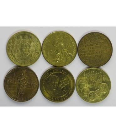 Lot 6 szt. 4 x 2 zł GN, 1999-2013 + 2 x medal / żeton
