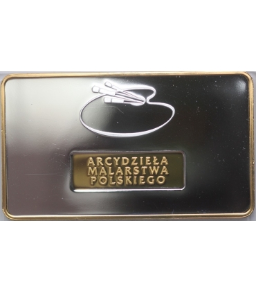 Medal Leon Wyczółkowski 1852-1936 - Rybacy brodzący w wodzie 1891 (Arcydzieła Malarstwa Polskiego)