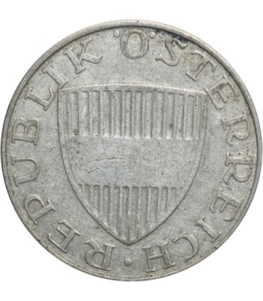 Austria, 10 szylingów 1958, srebro