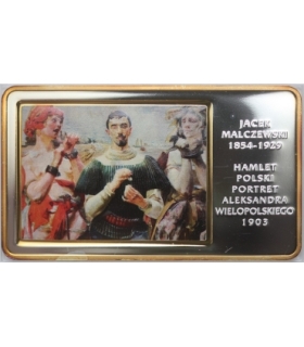 Medal Jacek Malczewski - Hamlet Polski portret Aleksandra Wielkiego 1903 (Arcydzieła Malarstwa Polskiego)