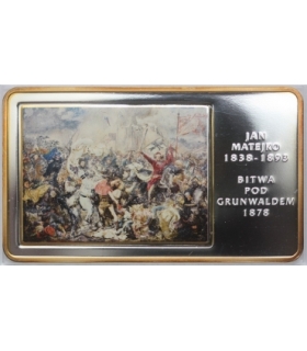 Medal Jan Matejko 1838-1893 - Bitwa pod Grunwaldem 1878 (Arcydzieła Malarstwa Polskiego)