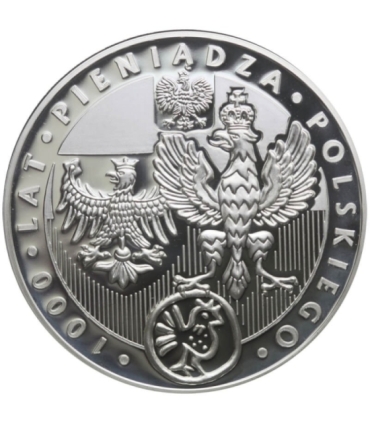 Medal,1000 lat pieniądza Polskiego, Nowa stolica  Varsovia