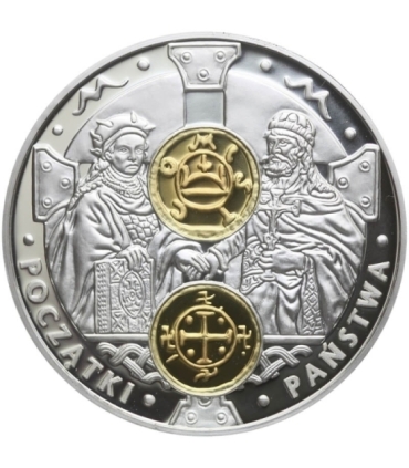 Medal,1000 lat pieniądza Polskiego, Początki Państwa