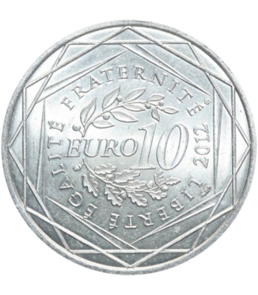 Francja 10 euro, 2009 Siewca, srebro Ag900