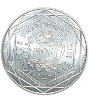Francja 10 euro, 2009 Siewca, srebro Ag900