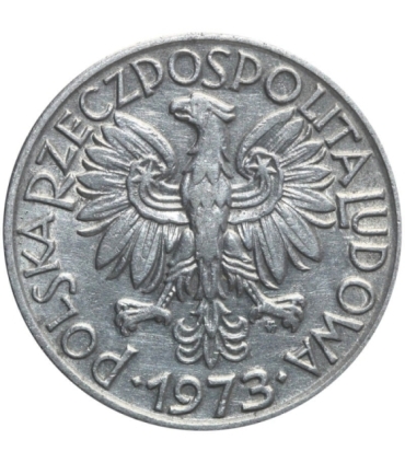 5 zł, Rybak, 1973, 3+, połysk