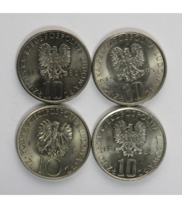 4 x 10 złotych, Bolesław Prus, PRL, stan 1-