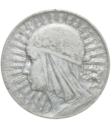 10 złotych Głowa kobiety 1932, stan 3