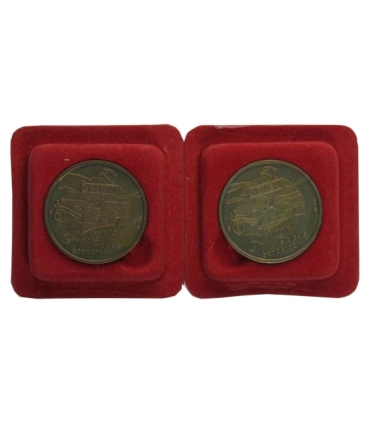 Zestaw 2 medali PKN Orlen, Polonez + Fiat 125p