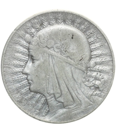 10 złotych Głowa kobiety 1932, stan 3