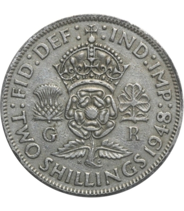 Wielka Brytania 2 szylingi (floren), 1948