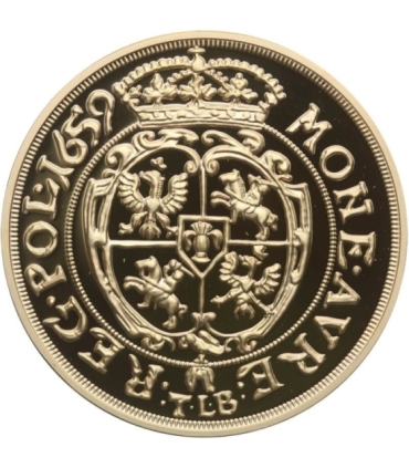 Replika  Dukat Koronny Jana Kazimierza, platerowana