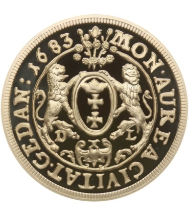 Replika  Dukat Gdański Jan III Sobieski, platerowana
