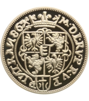 Replika  Dukat Koronny Stefana Batorego, platerowana