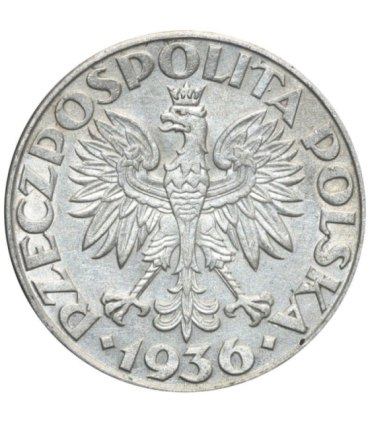 2 zł Żaglowiec 1936, stan 2