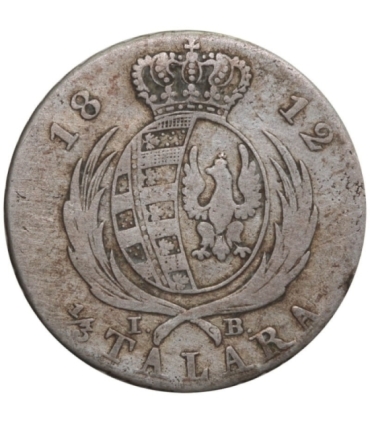 Księstwo warszawskie ⅓ talara, 1812, I.B., stan 4