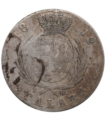 Księstwo warszawskie ⅓ talara, 1812, I.B., stan 4