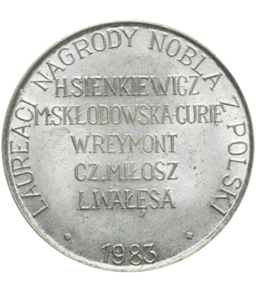 Medal Lech Wałęsa, Pokojowa Nagroda Nobla, 1983
