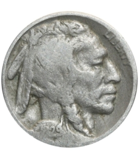 USA 5 centów głowa Indianina / bizon, 1929