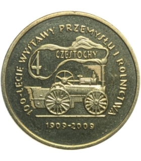 Medal, 100-lecie wystawy przemysłu i rolnictwa, Częstochy 1909-2009