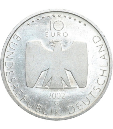 Niemcy 10 euro, 2002 50 lat Telewizji Niemieckiej
