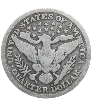 USA ¼ dolara, 1894 Ćwierćdolarówka Barbera, S, 3-