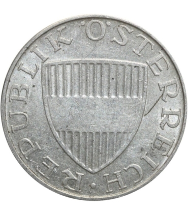 Austria, 10 szylingów 1972, srebro