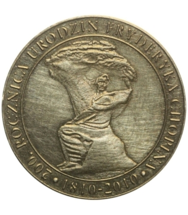 Numizmat medal 200. rocznica Urodzin Fryderyka Chopina