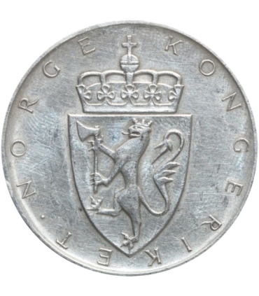 Norwegia 10 koron, 1964 150 rocznica Konstytucji, Srebro 0.900
