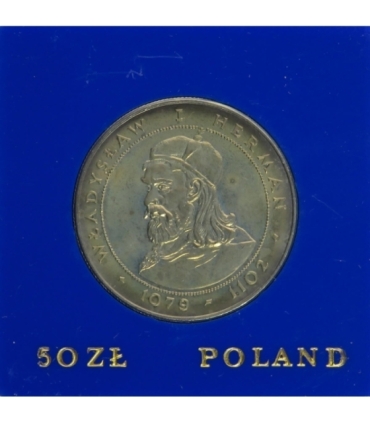 50 zł Mieszko I, 1979, w kapslu NBP