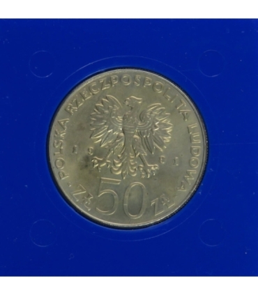 50 zł Mieszko I, 1979, w kapslu NBP