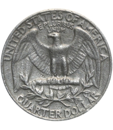 USA ¼ dolara (quarter, 25 centów), 1967 ćwierćdolarówka Waszyngtona