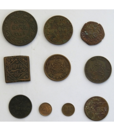 Azja, repliki / kopie, zestaw 11 sztuk