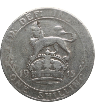 Wielka Brytania 1 szyling, 1915, srebro