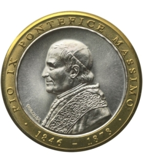 Medal Papież Pius 1846-1878 IX Bimetal