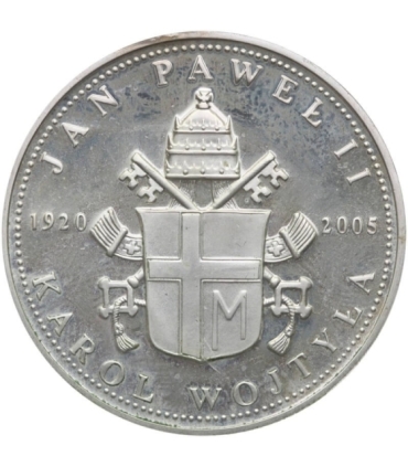 Medal, Jan Paweł II 1 pielgrzymka do Polski, srebro certyfikat